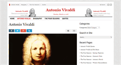 Desktop Screenshot of antoniovivaldi.net