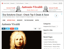 Tablet Screenshot of antoniovivaldi.net